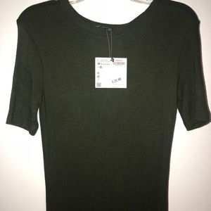 Zara Olive colored dress